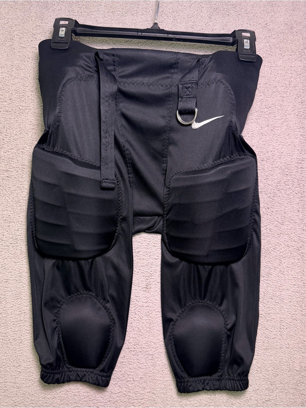 Nike Recruit 2.0  Integrated Football Pants Youth Medium Black Padded 908749-010